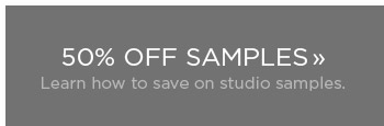 50% Off Samples  